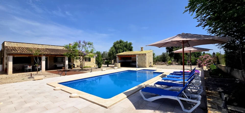 New rustic estate with pool